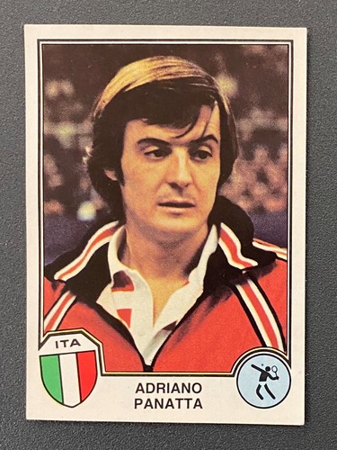 1982 sticker adriano - sticker, panatta